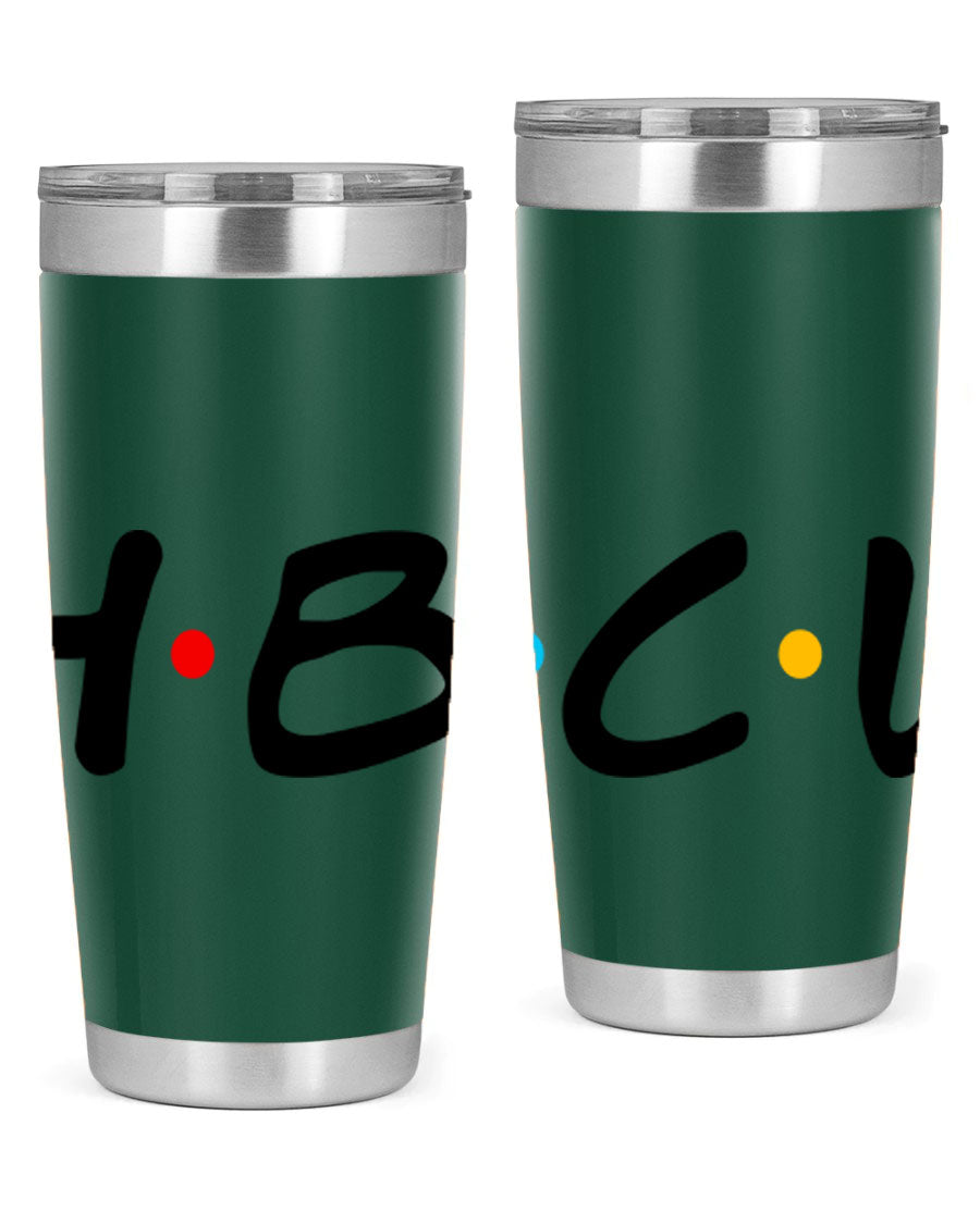 HBCU 138# Cotton Tank featuring bold black words and phrases, perfect for casual wear and showcasing HBCU pride.