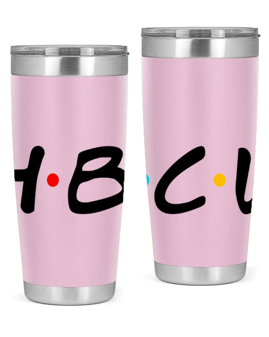 HBCU 138# Cotton Tank featuring bold black words and phrases, perfect for casual wear and showcasing HBCU pride.