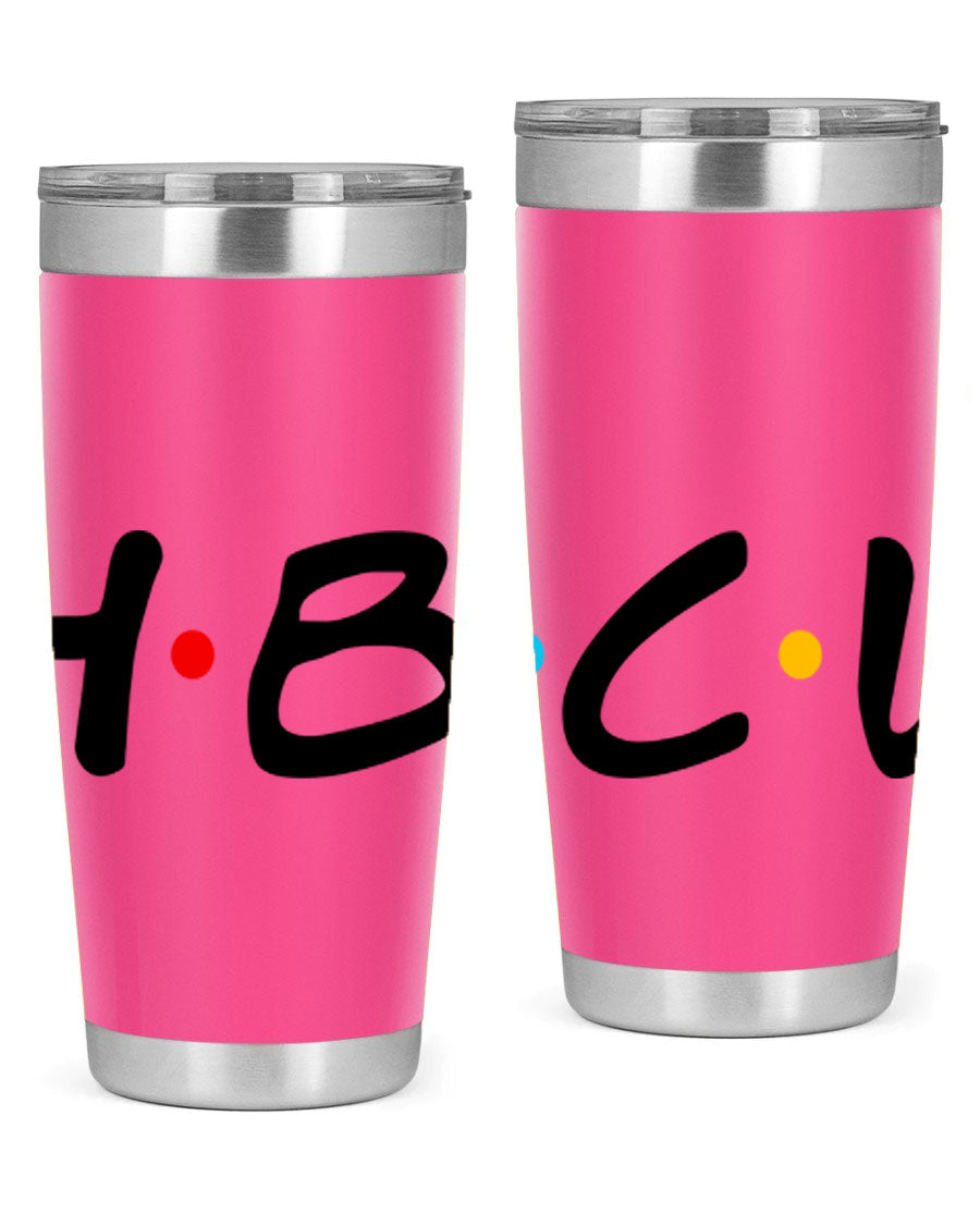 HBCU 138# Cotton Tank featuring bold black words and phrases, perfect for casual wear and showcasing HBCU pride.