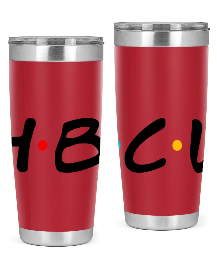 HBCU 138# Cotton Tank featuring bold black words and phrases, perfect for casual wear and showcasing HBCU pride.