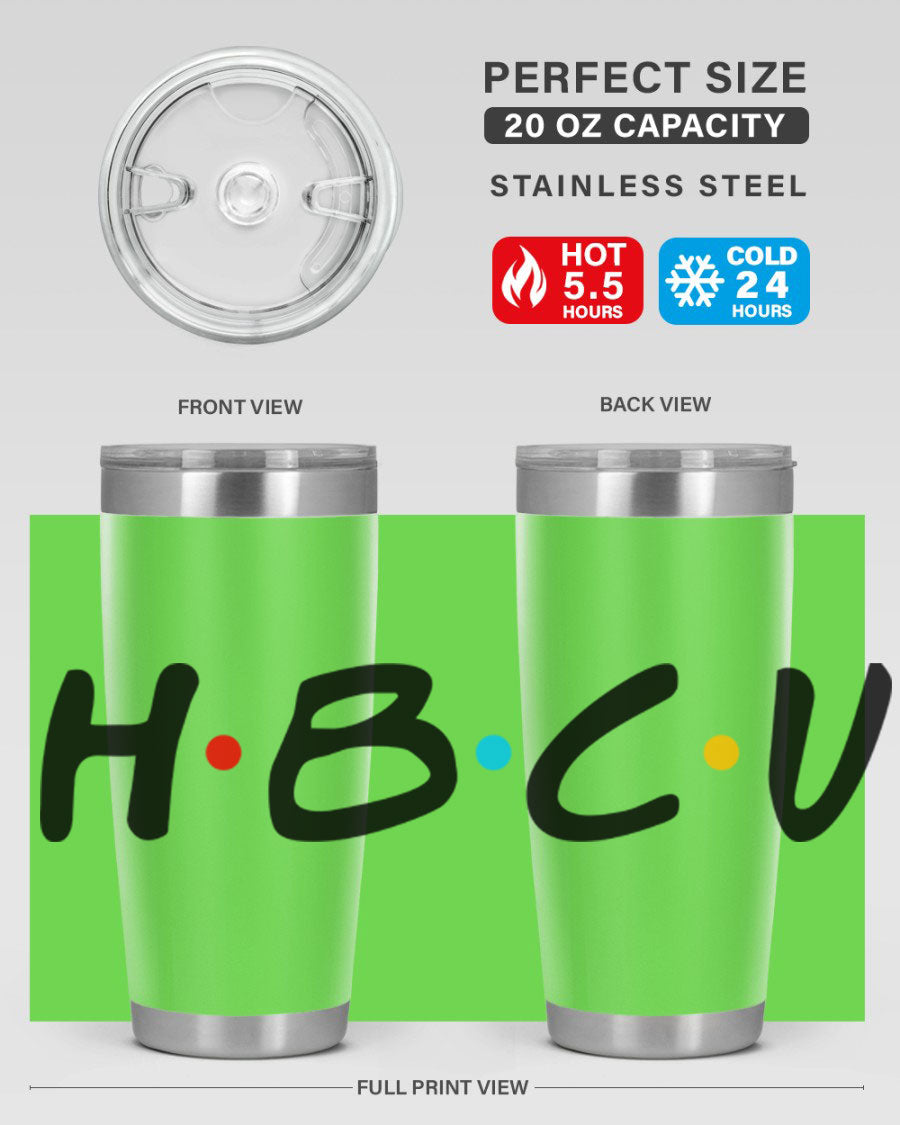 HBCU 138# Cotton Tank featuring bold black words and phrases, perfect for casual wear and showcasing HBCU pride.