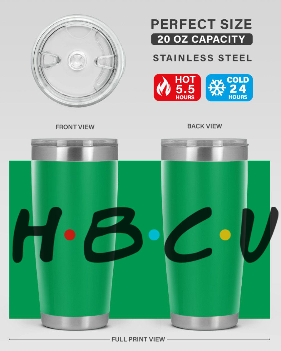 HBCU 138# Cotton Tank featuring bold black words and phrases, perfect for casual wear and showcasing HBCU pride.