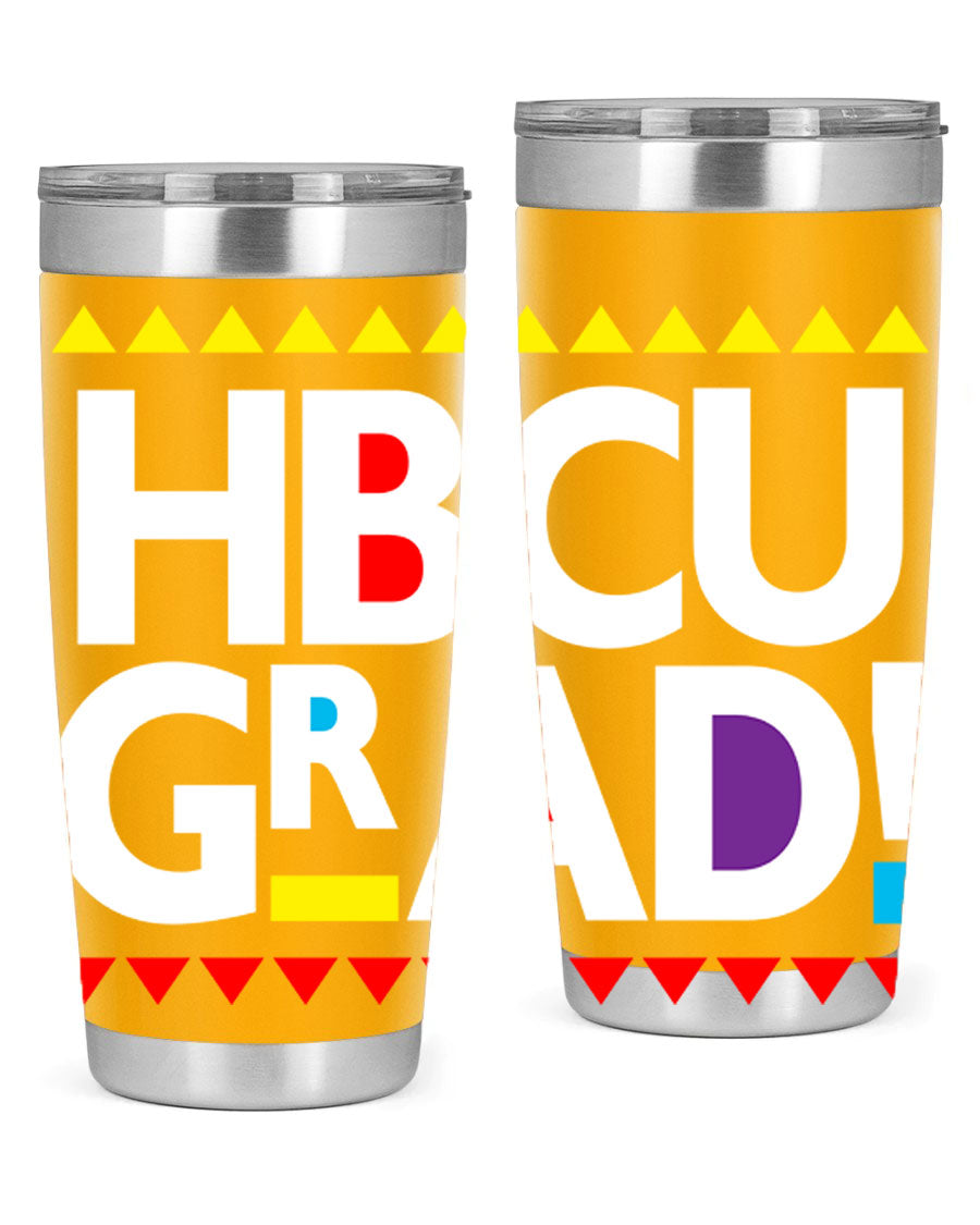 HBCU Grad Cotton Tank featuring bold black words and phrases, showcasing pride in HBCU education.