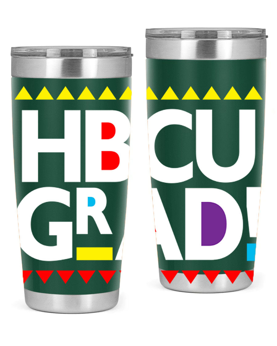 HBCU Grad Cotton Tank featuring bold black words and phrases, showcasing pride in HBCU education.