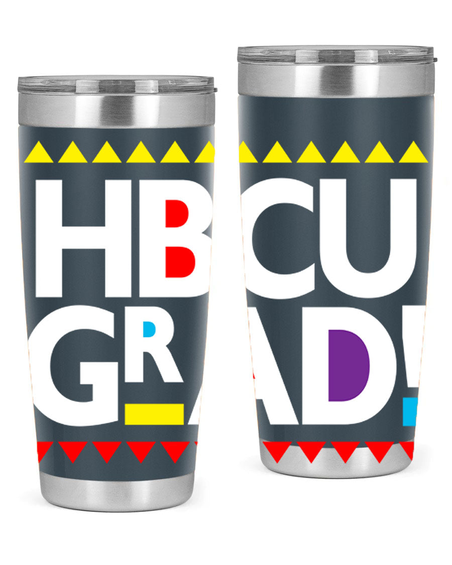 HBCU Grad Cotton Tank featuring bold black words and phrases, showcasing pride in HBCU education.