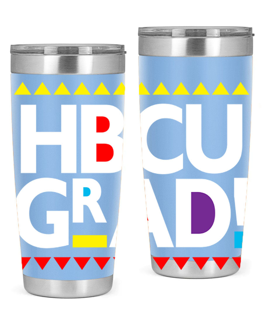 HBCU Grad Cotton Tank featuring bold black words and phrases, showcasing pride in HBCU education.