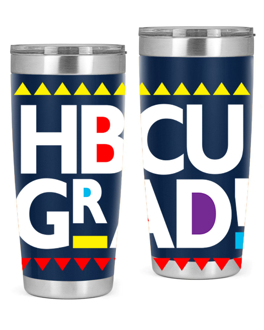 HBCU Grad Cotton Tank featuring bold black words and phrases, showcasing pride in HBCU education.