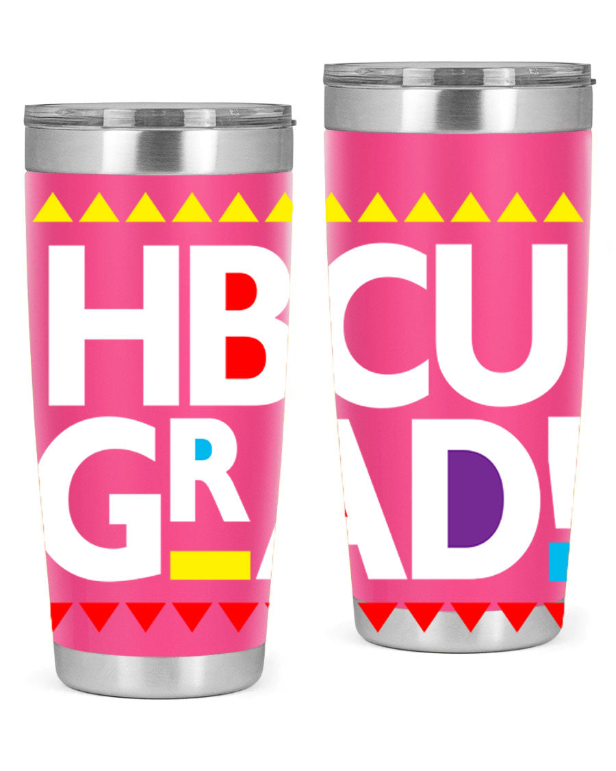 HBCU Grad Cotton Tank featuring bold black words and phrases, showcasing pride in HBCU education.