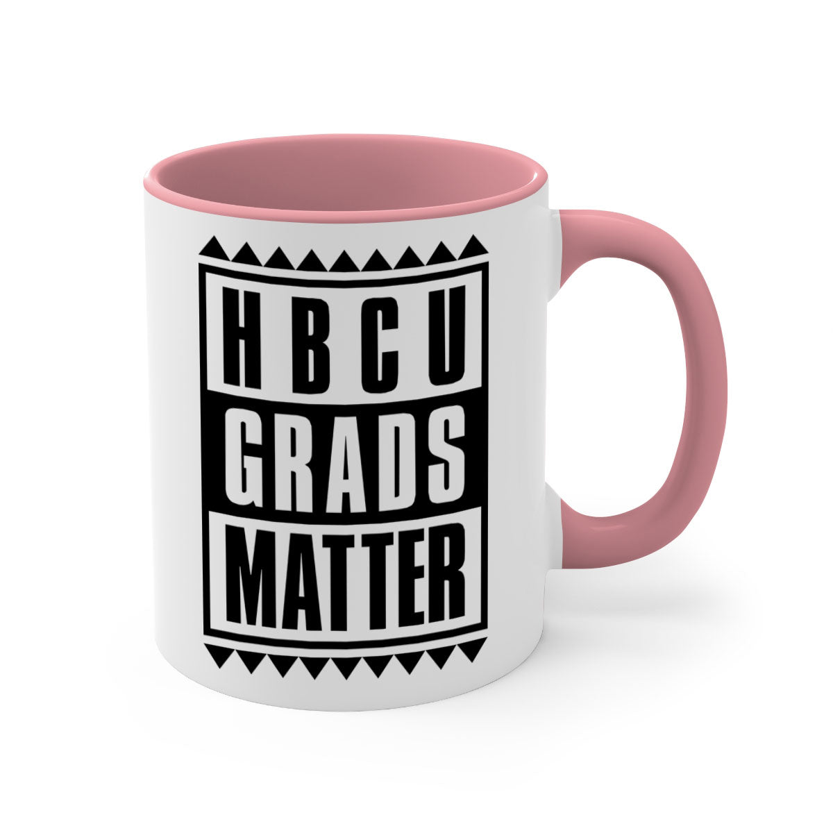 HBCU Grads Matter 137# Mug with colored handle and glossy finish, available in multiple colors.