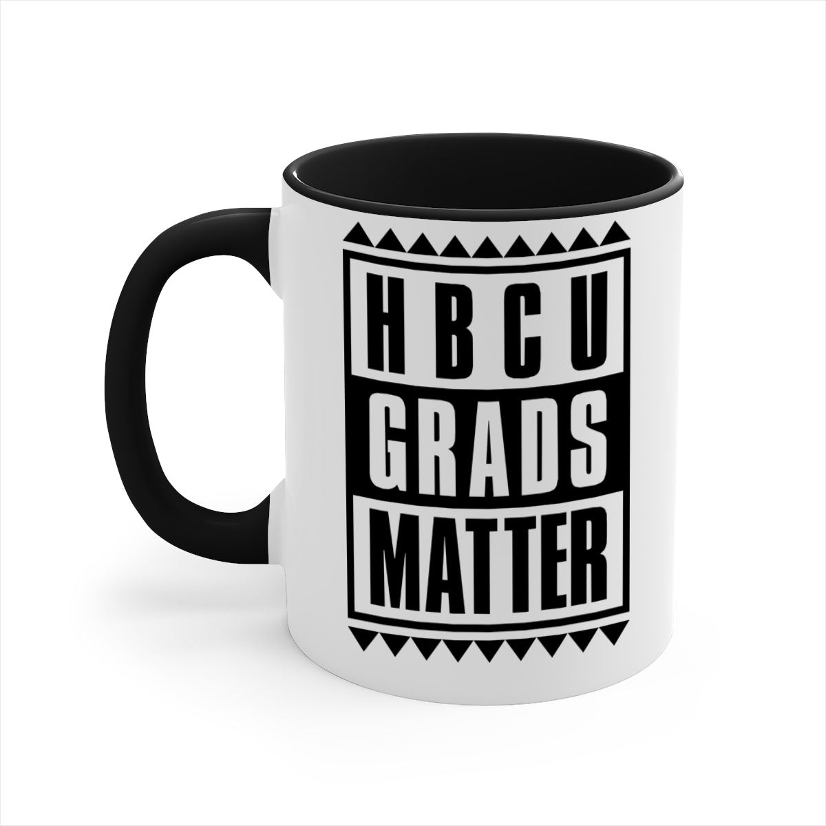 HBCU Grads Matter 137# Mug with colored handle and glossy finish, available in multiple colors.