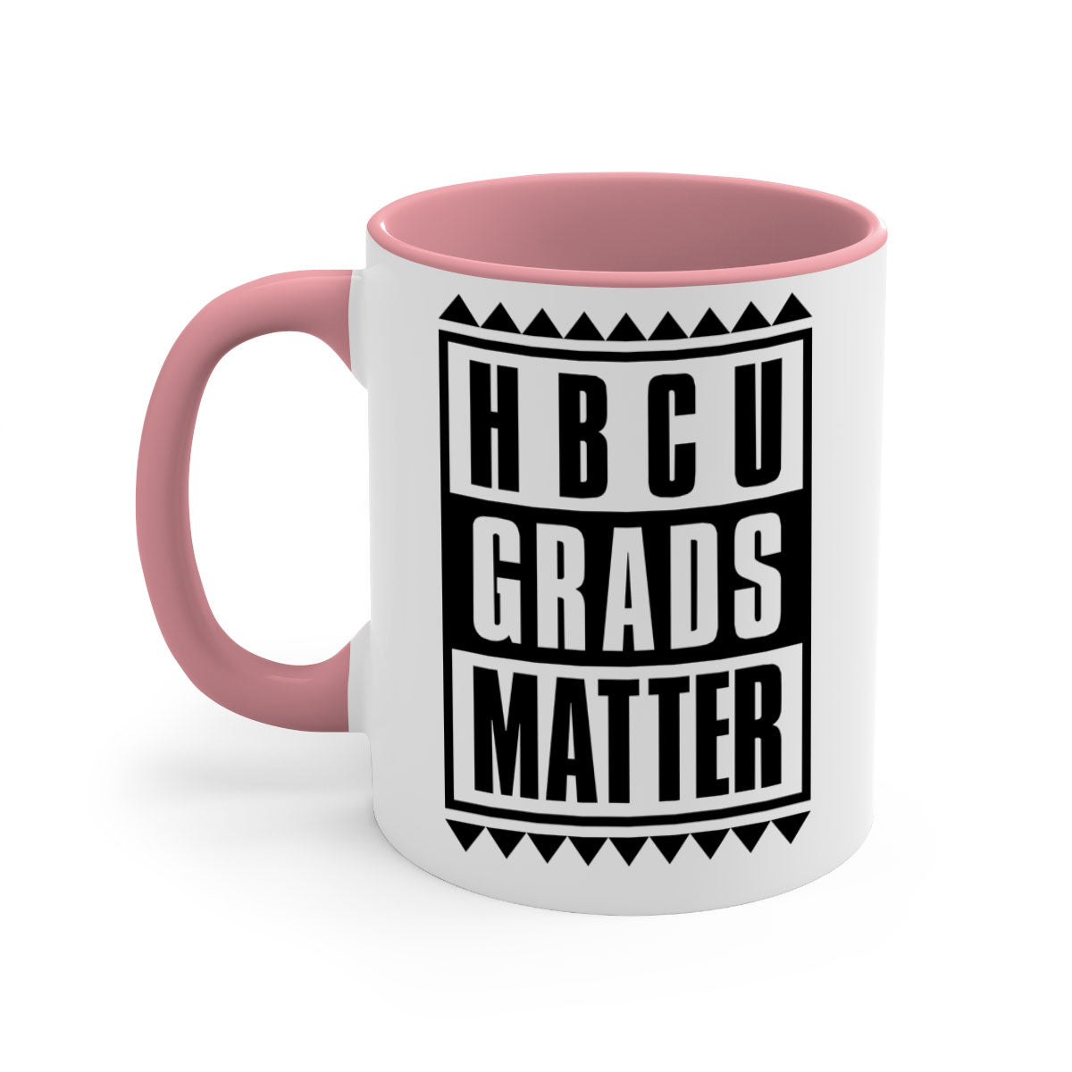 HBCU Grads Matter 137# Mug with colored handle and glossy finish, available in multiple colors.