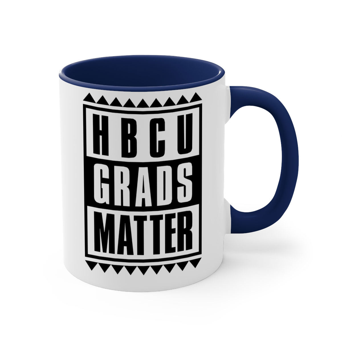 HBCU Grads Matter 137# Mug with colored handle and glossy finish, available in multiple colors.