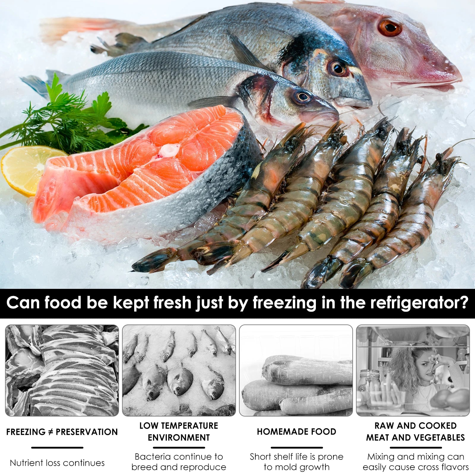 Mason Jar Vacuum Sealer Kit with display, showcasing its compact design and included accessories.