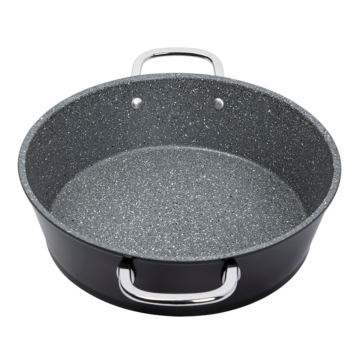 Serenk Excellence Collection Kochtopf, Ø 26 cm, 2,5 L aus hochwertigem Granit mit PTFE-Beschichtung, ideal für gesundes Kochen.