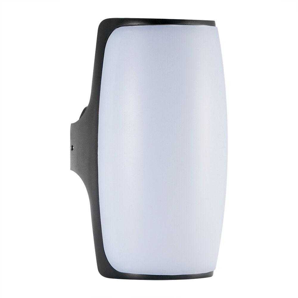 A stylish 12W Retro Outdoor Waterproof Wall Lamp showcasing its elegant design and durable aluminum body, perfect for outdoor lighting.