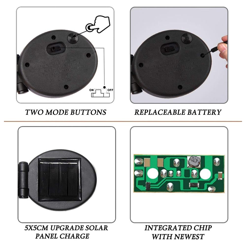Two solar fireworks lamps with 90 LED lights, showcasing vibrant colors for outdoor decoration.