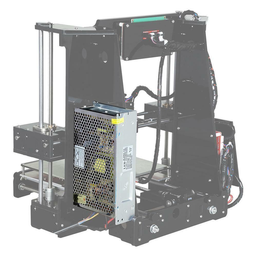 AC to DC 12V regulated switching power supply with cooling fan and safety features, ideal for LED applications.