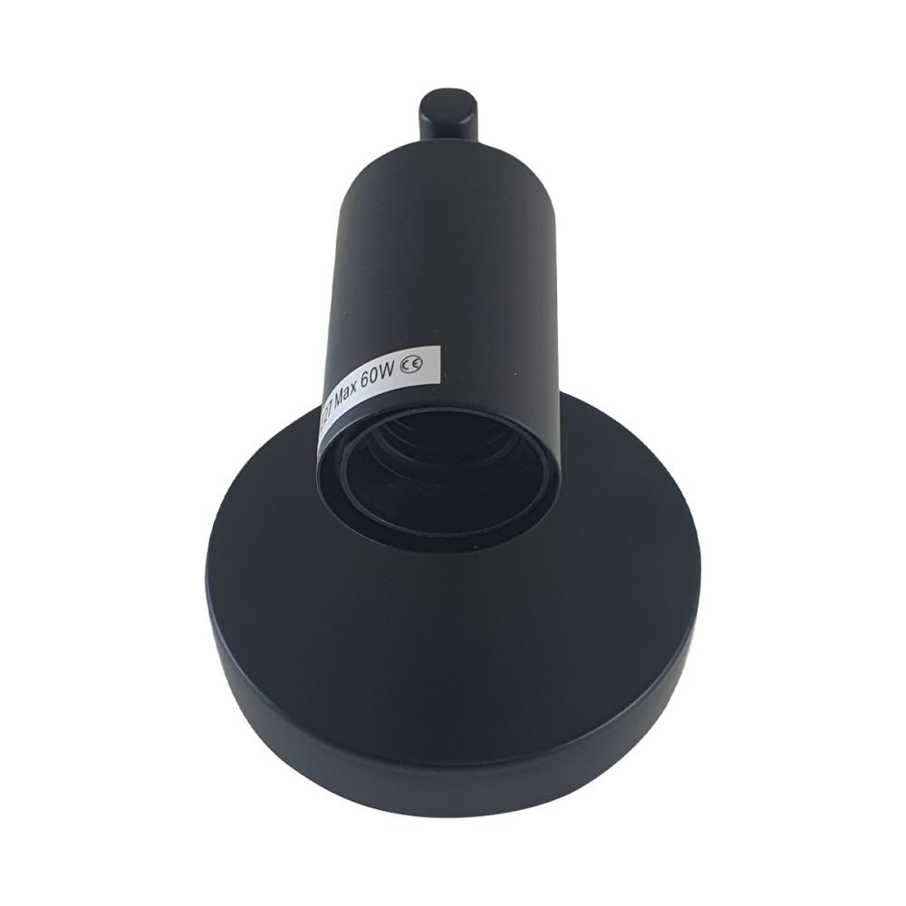 Black Metal Iron Wall Sconce Light Fixture with industrial retro design, featuring a white interior for enhanced illumination.