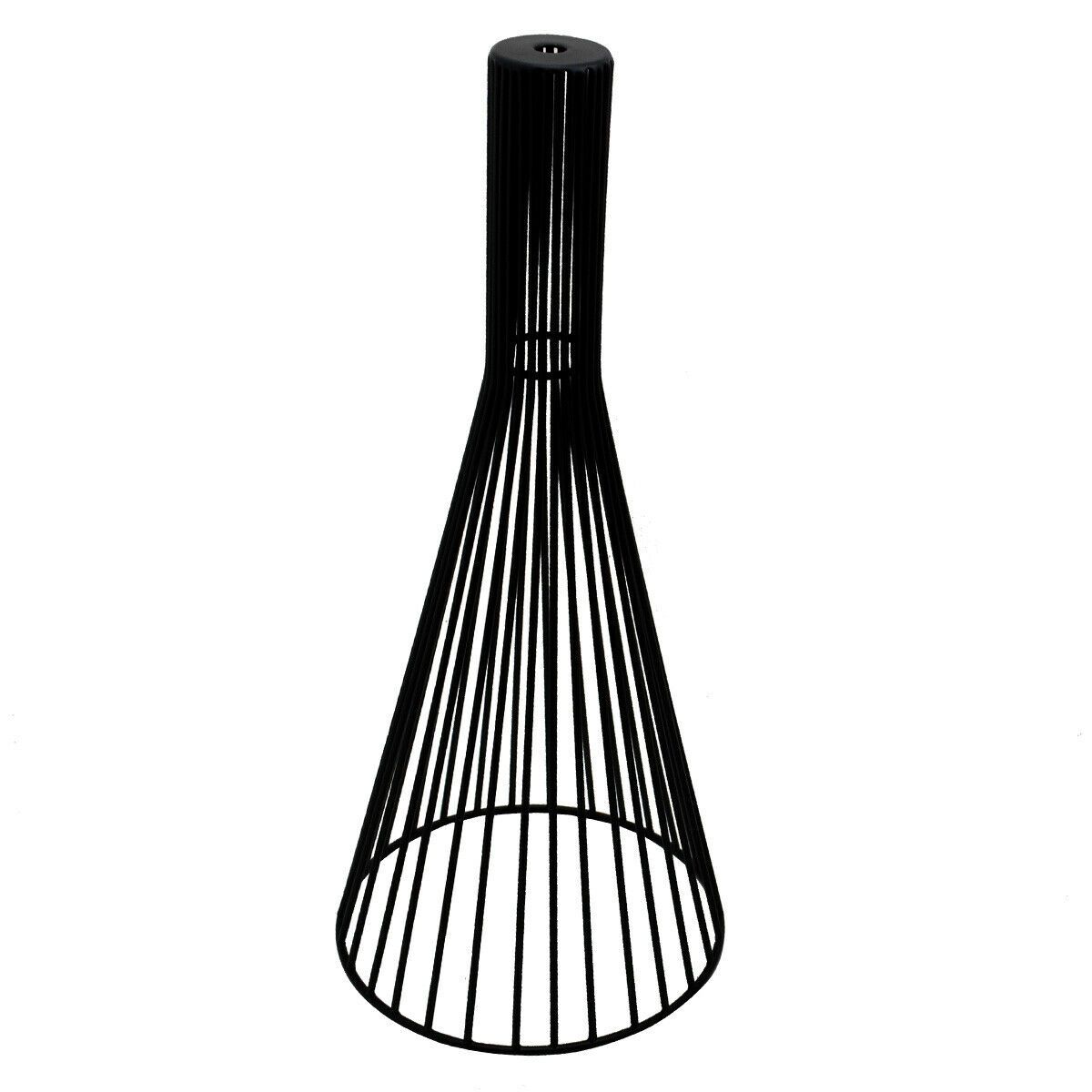 Black Pendant Ceiling Light with perforated metal design, showcasing industrial vintage style.
