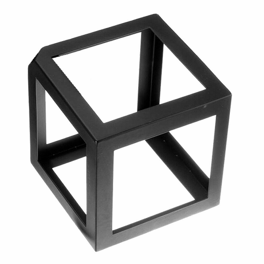 Black Square Metal Wire Frame Lamp showcasing a vintage industrial design with a wire cage structure, perfect for modern decor.