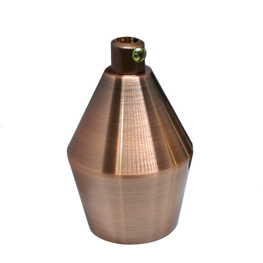 Brass Pendant Bulb Holder with E27 fitting showcasing vintage design and aluminum construction.