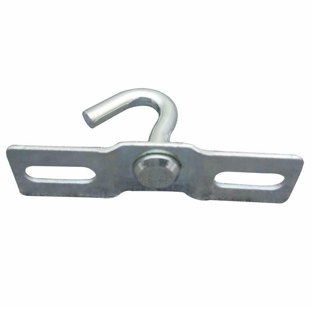 Metal J-hook mounting bracket