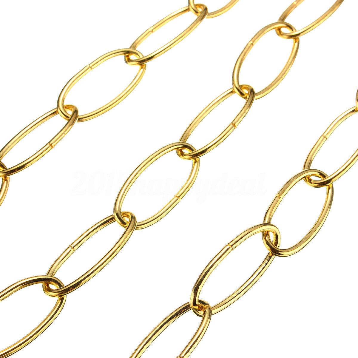 A flexible and durable Chandeliers Light Chain designed for hanging ceiling pendant lights, featuring open-able links and a maximum load capacity of 5kg.