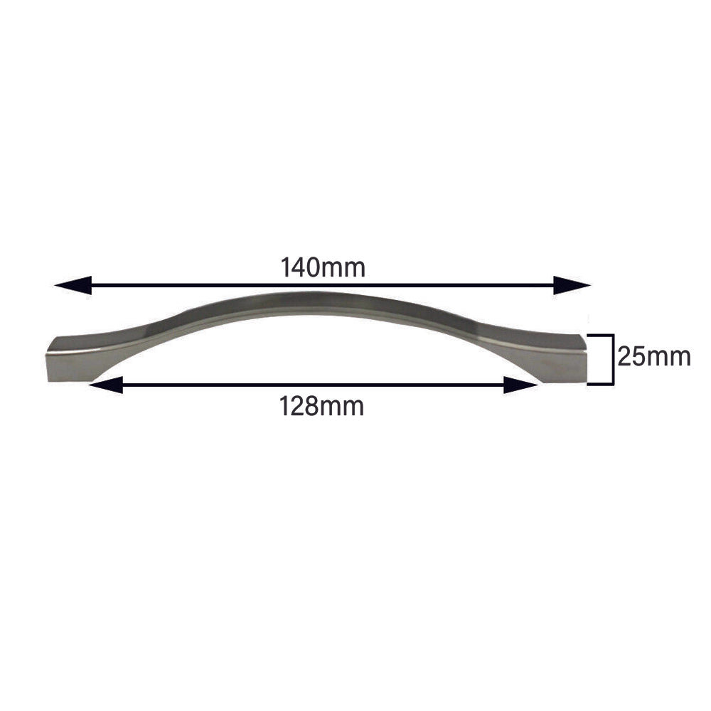 Chrome Cabinet Drawer Handle 5454, showcasing a sleek and modern design suitable for various furniture applications.