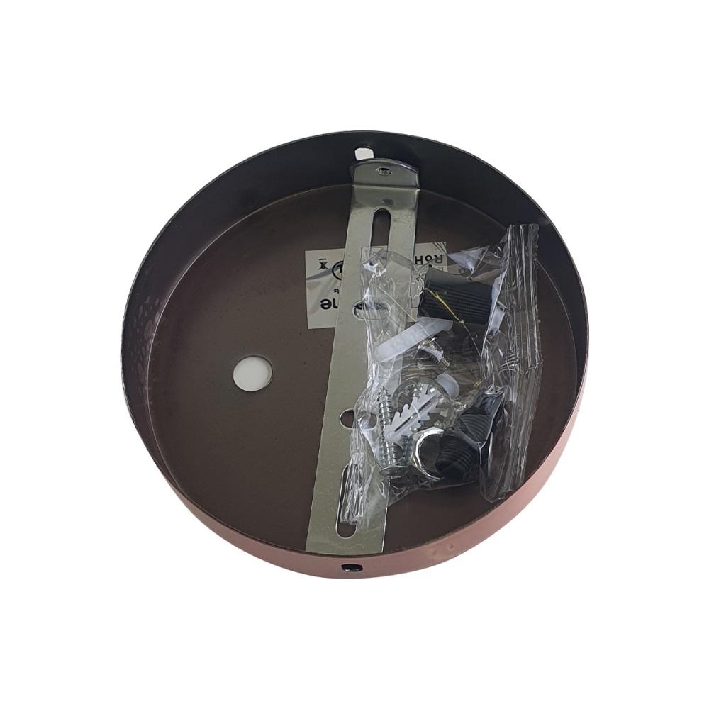 Color Conner Hole Ceiling Rose in various finishes, showcasing its round design and decorative appeal.