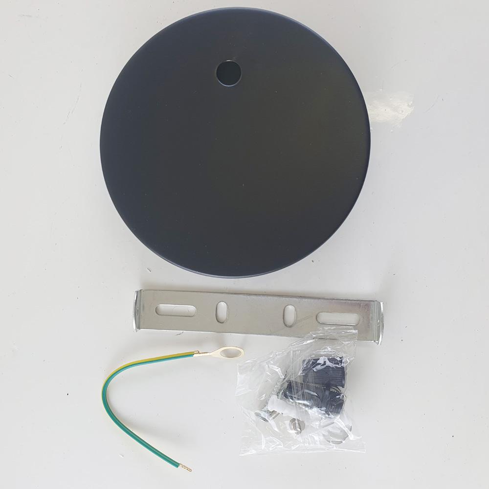 Color Conner Hole Ceiling Rose in various finishes, showcasing its round design and decorative appeal.