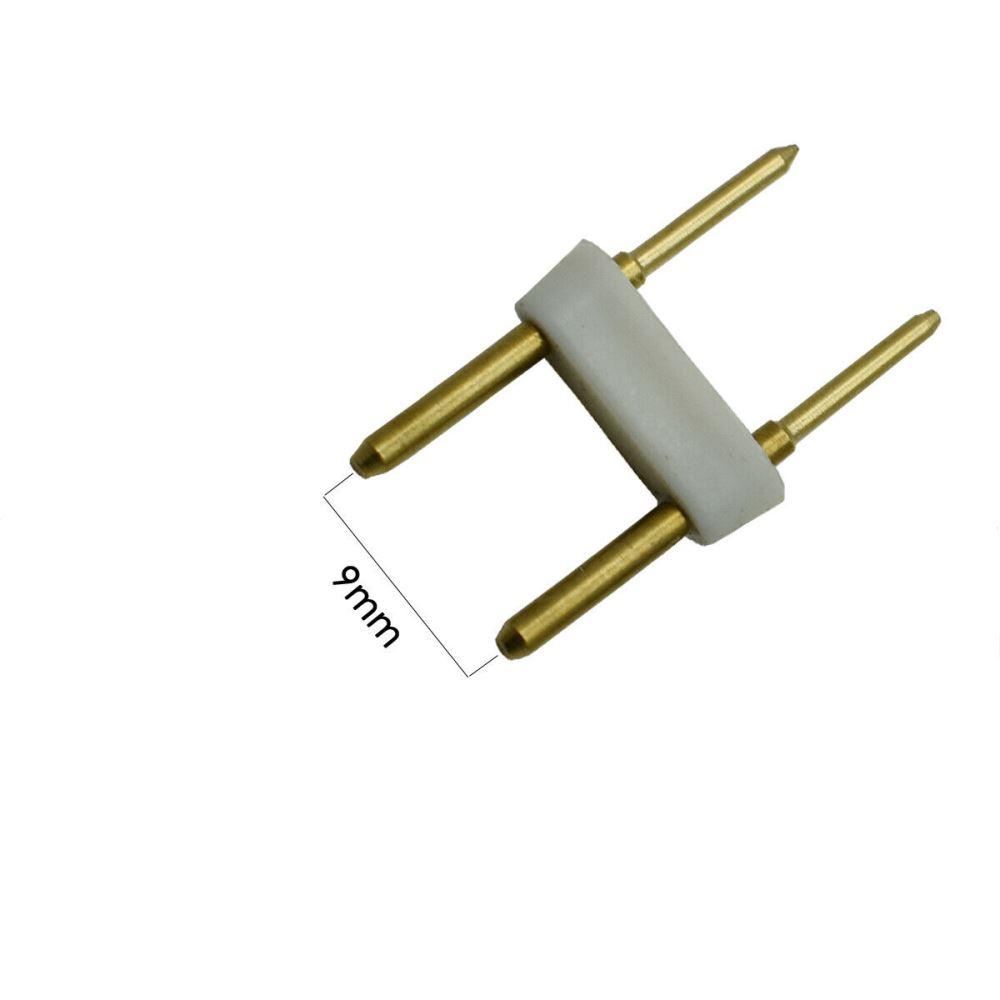 9mm Connecting Pin for LED Neon Flex, designed for easy connections and splicing of neon rope lights.
