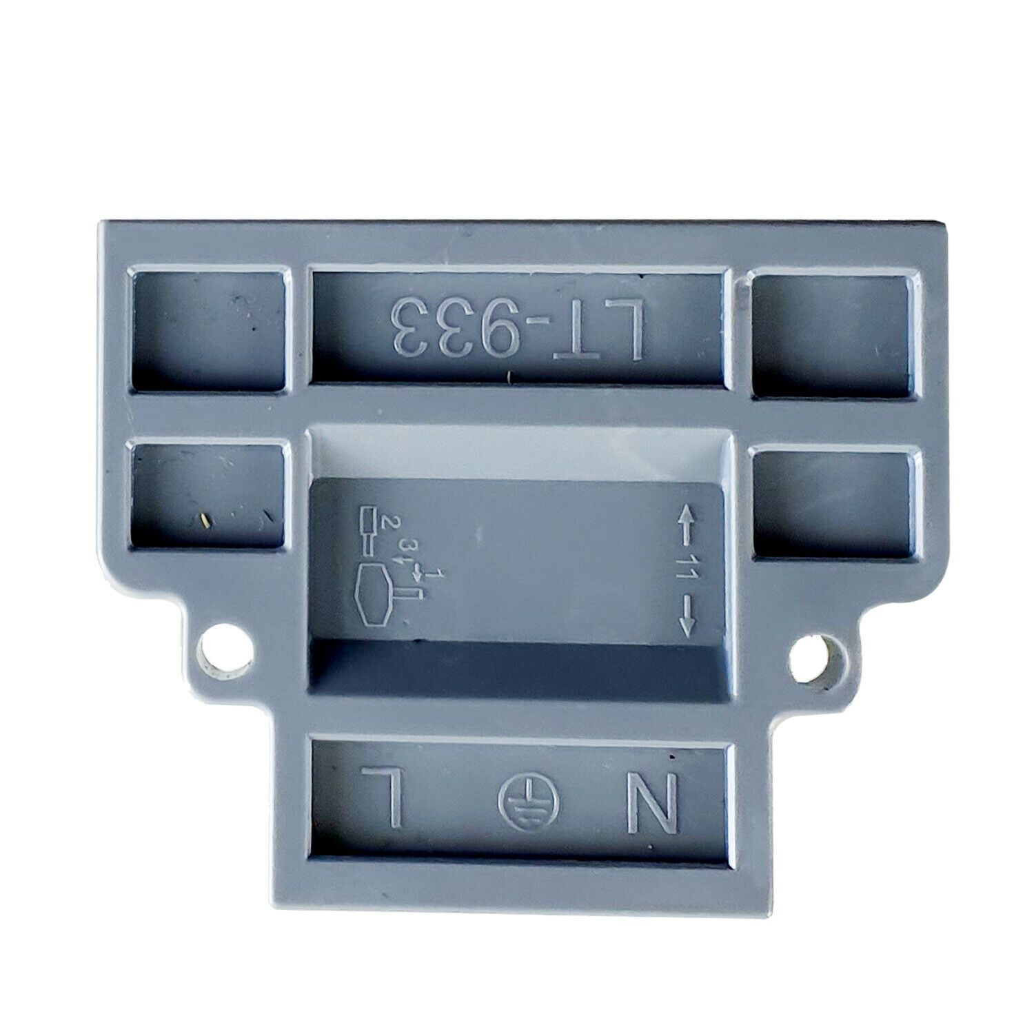 Connector 3to9 Out Wire Splitter Terminal Block made of flame-retardant nylon PA66, showcasing its compact design and color-coded interfaces.
