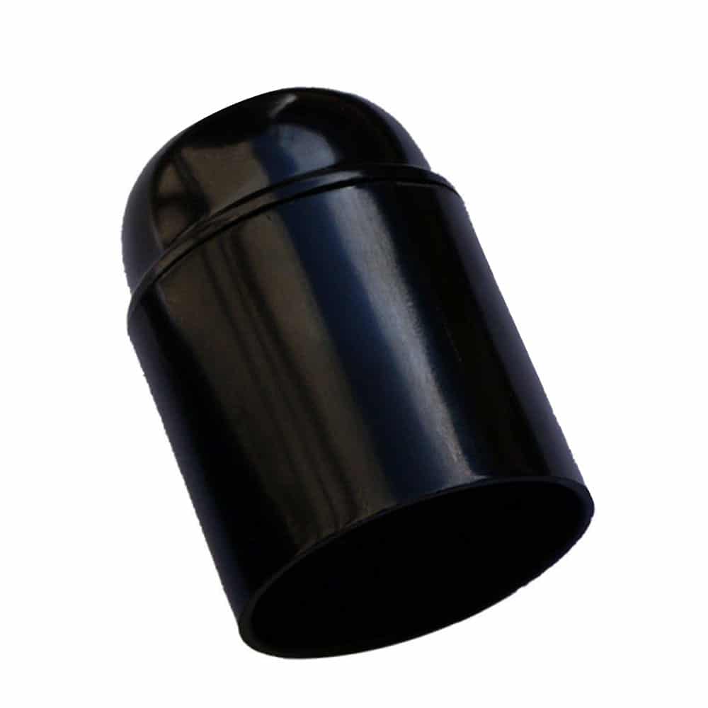Black E27 screw Bakelite lamp holder designed for vintage lighting, showcasing its stylish and durable construction.