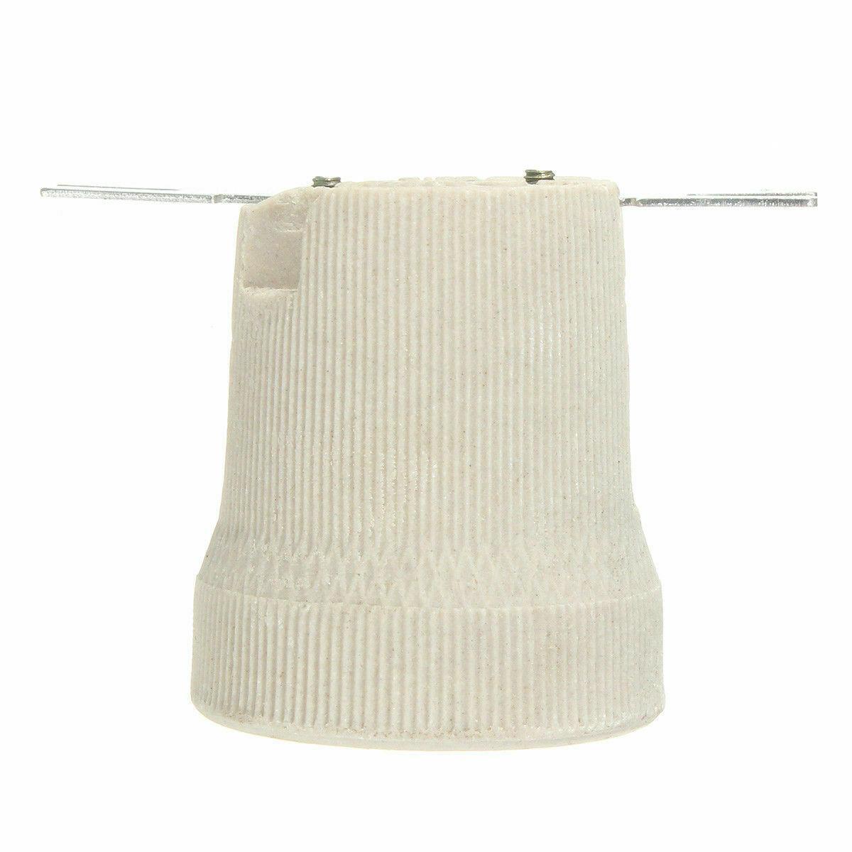 ES E27 Edison Screw Heat Bulb with high-temperature ceramic socket, ideal for various applications including reptile habitats and industrial use.