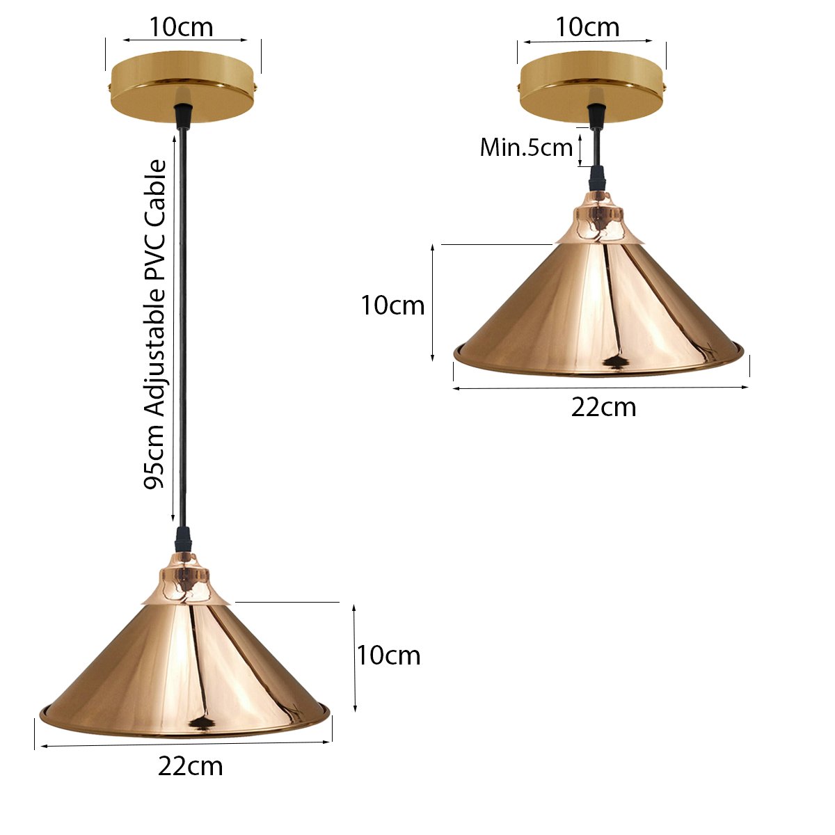 Elegant French Gold Pendant Light with adjustable design, perfect for modern interiors.