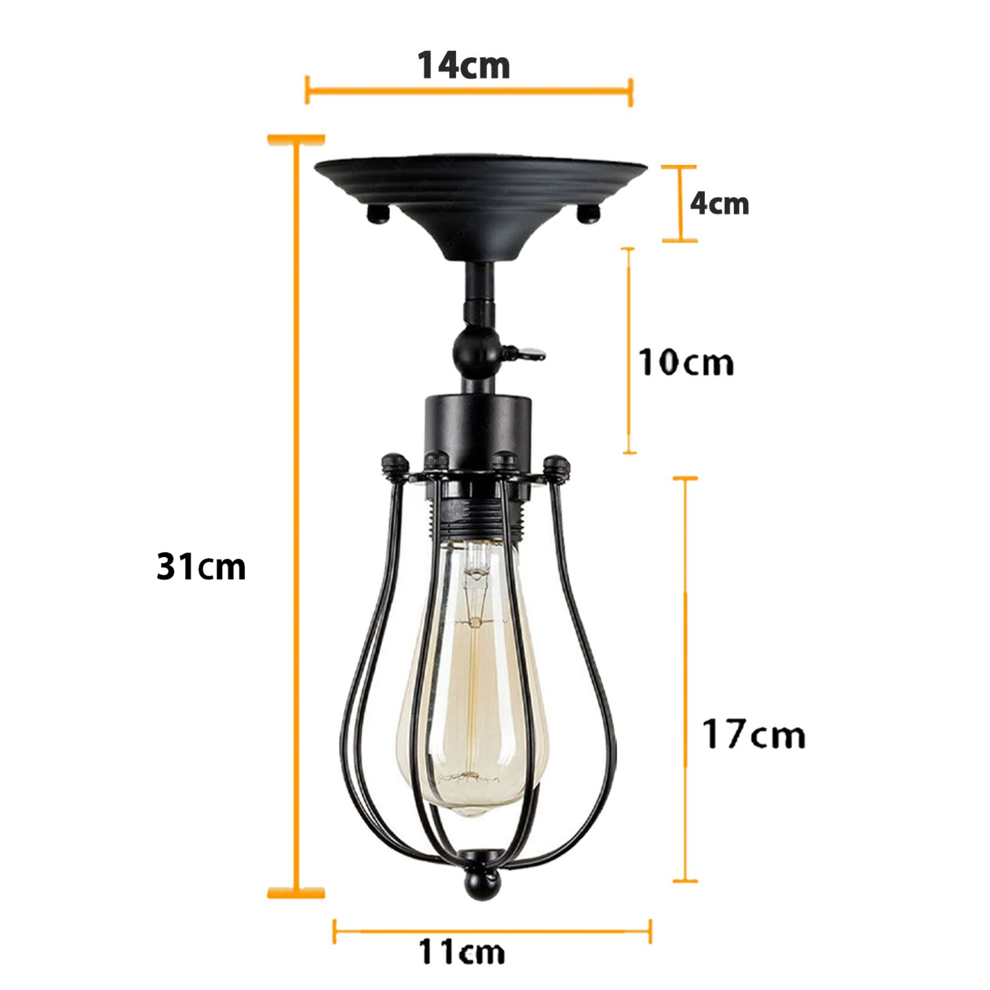 Industrial Metal Brushed Copper Wall Sconce Lamp with a stylish design, perfect for indoor lighting.