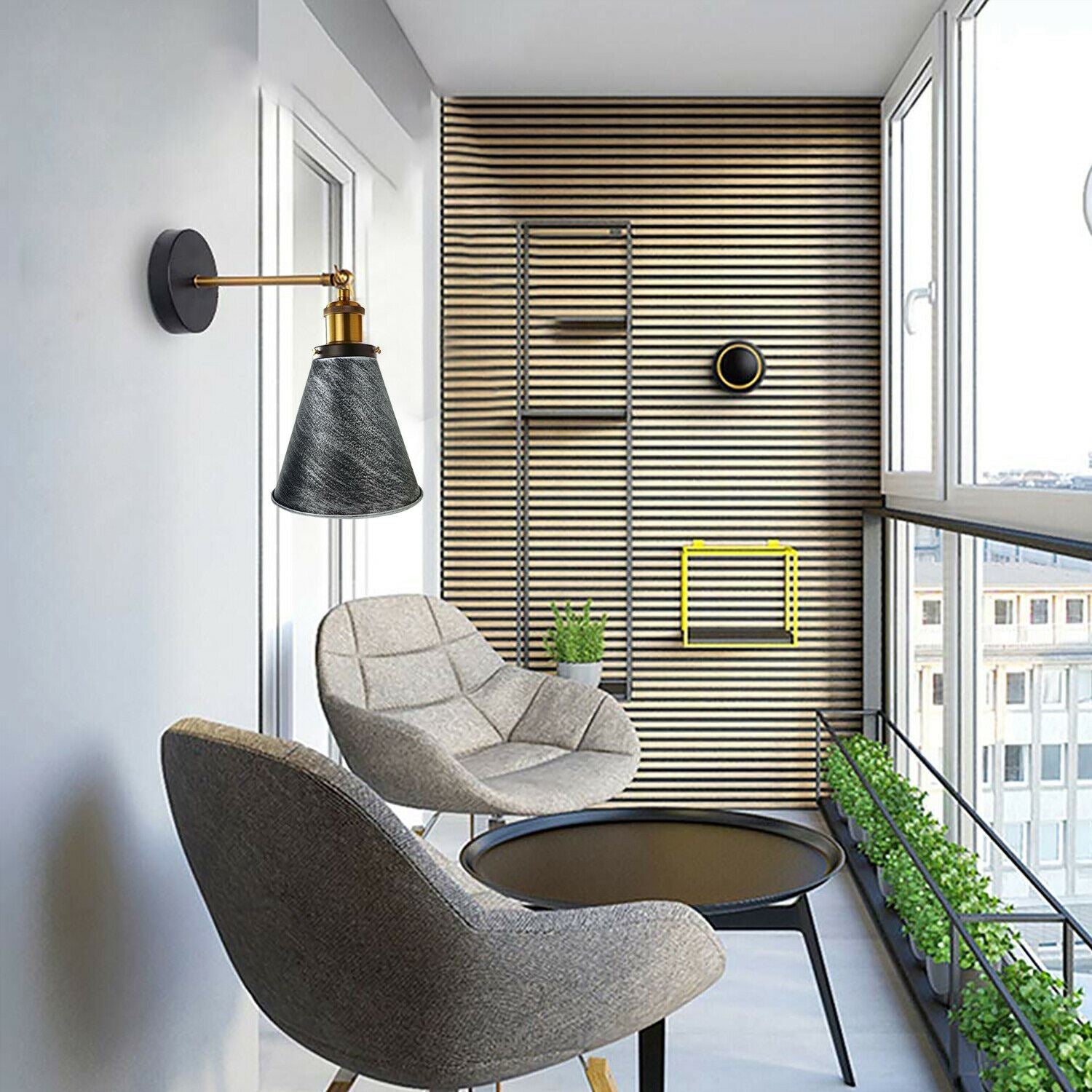 Industrial Metal Mounted Wall Lighting in Rustic Red, showcasing its elegant design and metal construction.