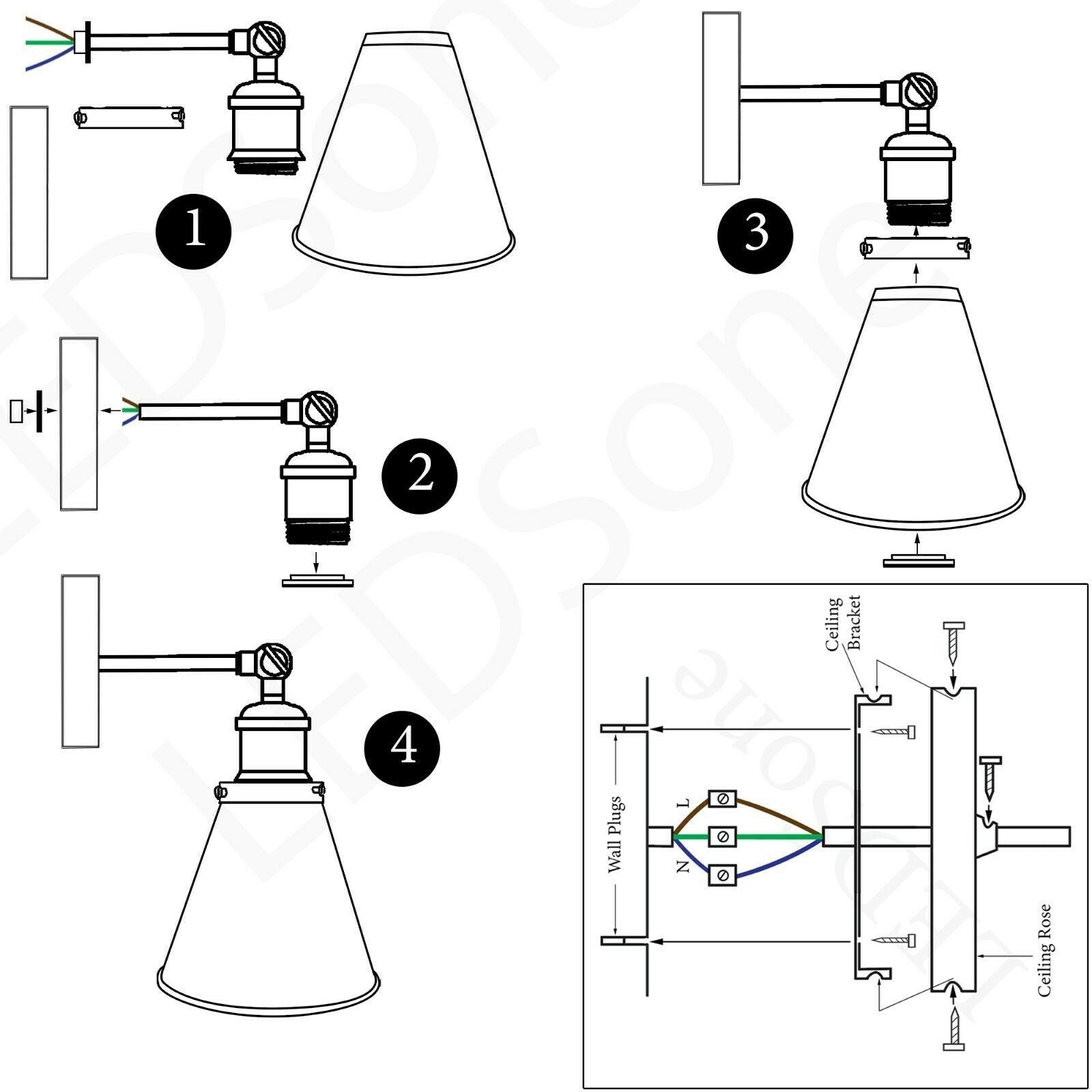 Industrial Metal Mounted Wall Lighting in Rustic Red, showcasing its elegant design and metal construction.