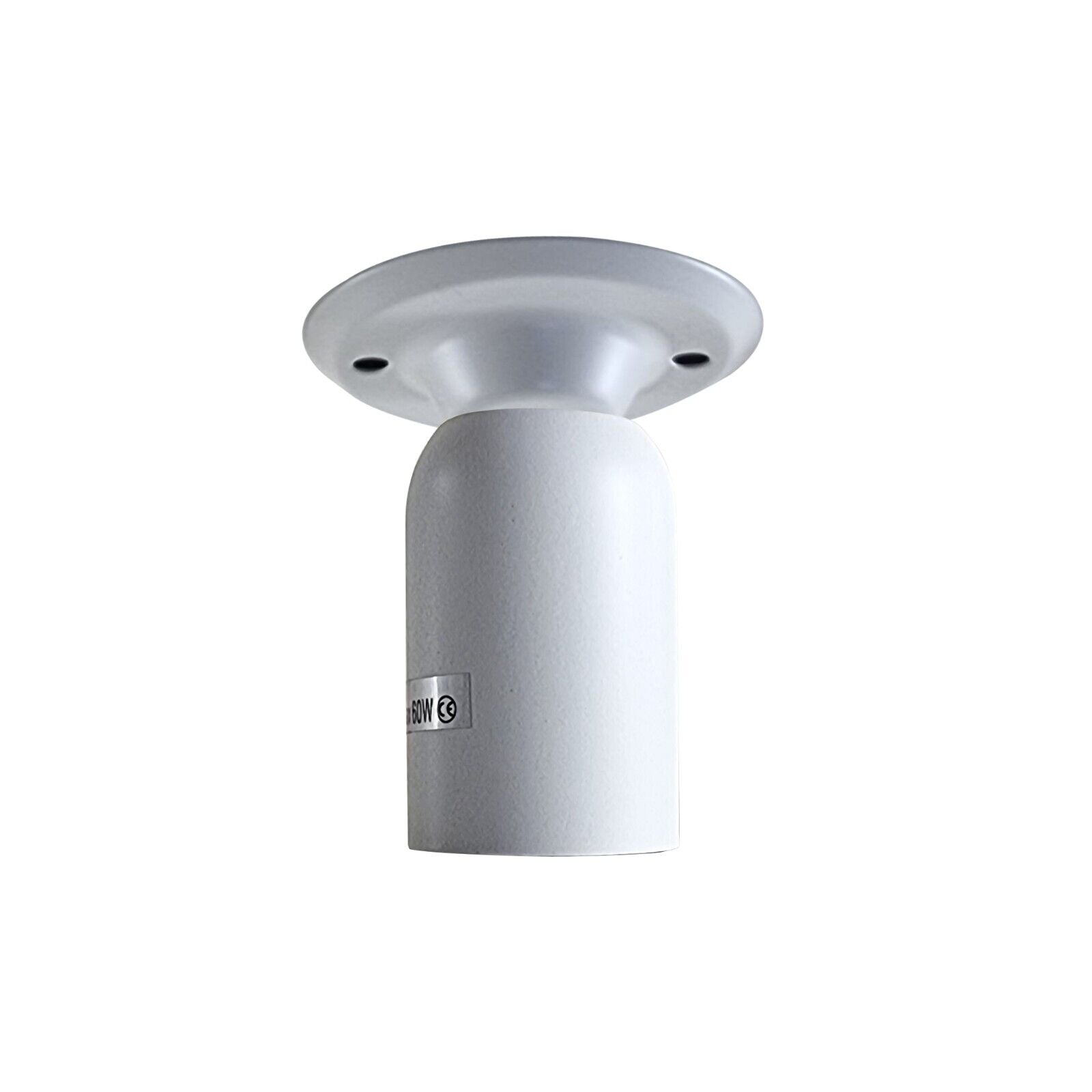 Industrial Vintage Retro Ceiling Light in White, featuring an E27 base and a stylish metal design, perfect for various indoor spaces.