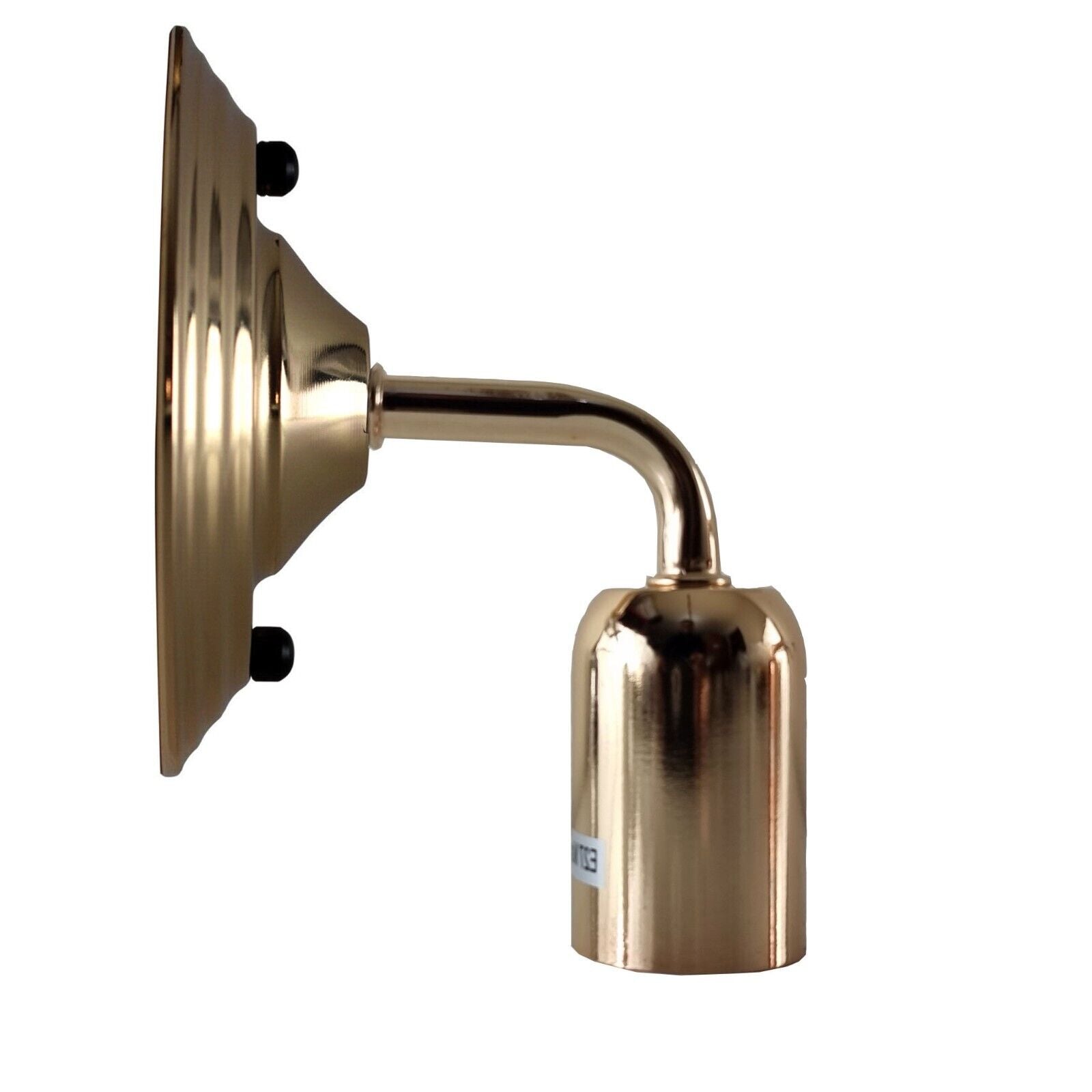 Industrial Vintage Retro Polished Sconce in French Gold, showcasing elegant design and metal craftsmanship.