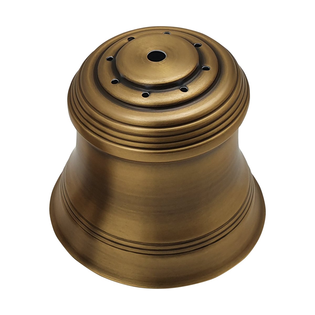 Industrial vintage retro style pendant light in yellow brass, featuring an E27 base and a stylish design suitable for various interiors.