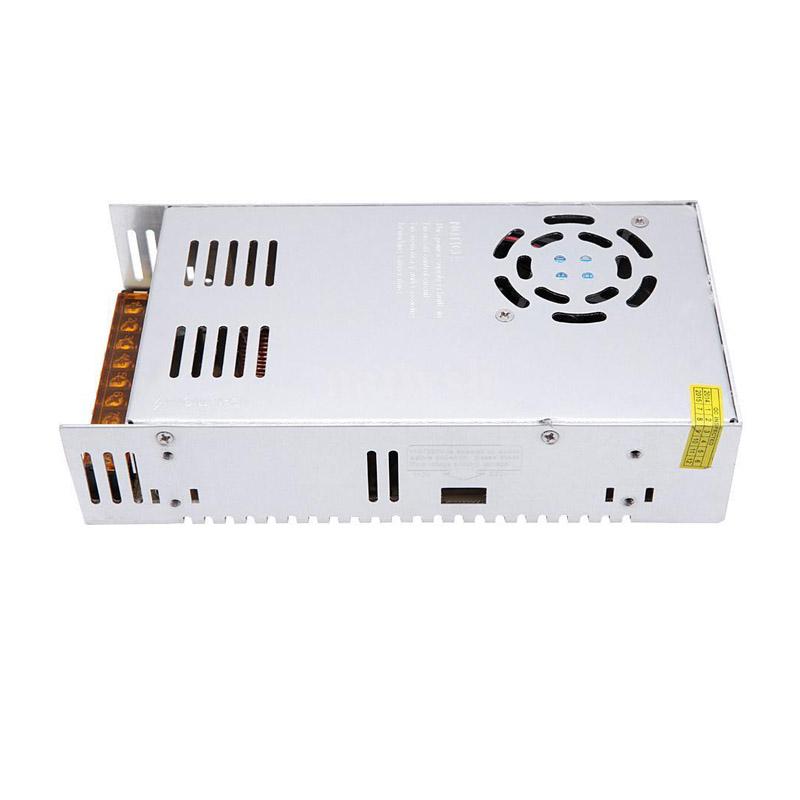 IP20 400W 33A DC12V Constant Voltage LED Transformer, fully enclosed design for safety and efficiency.