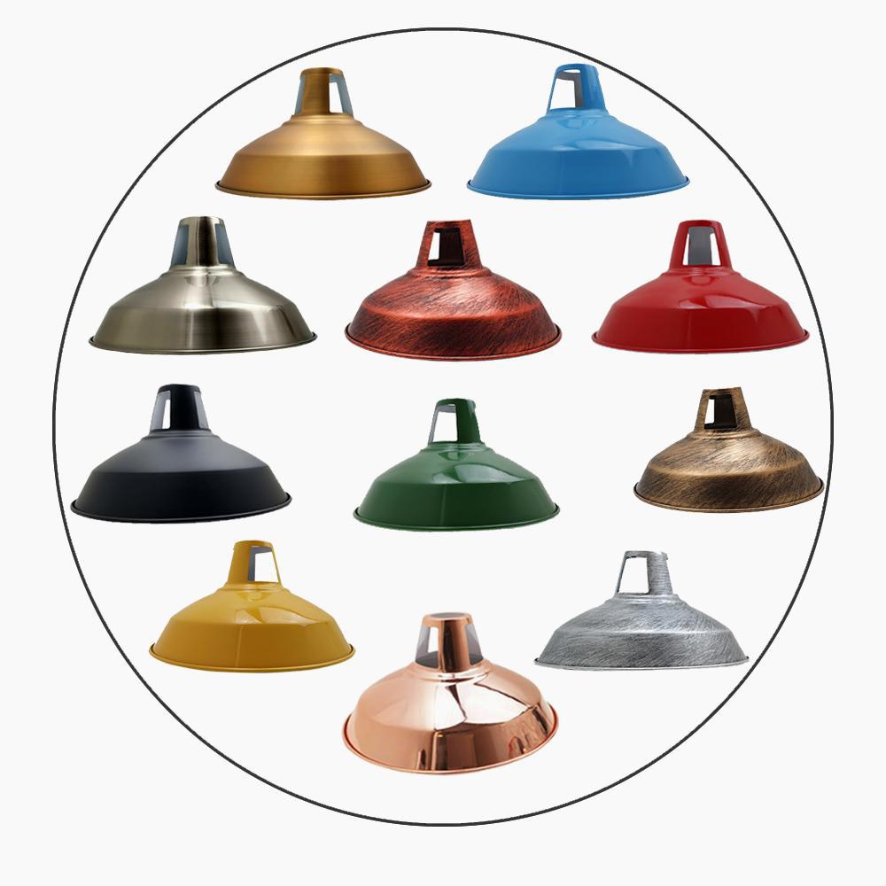 Satin Nickel Lamp Shade Pendant Light Shade 320mm, showcasing a modern industrial design suitable for various interior settings.