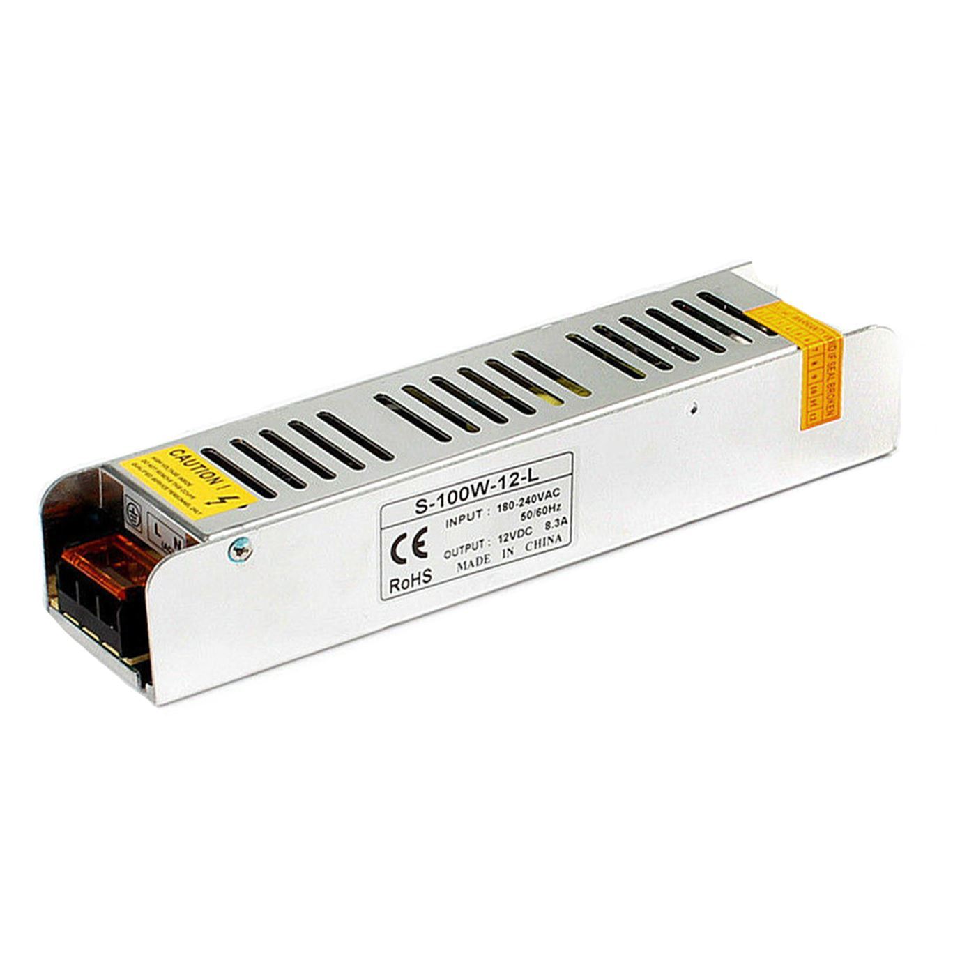 Slim LED Driver DC12V IP20 with specifications and features for constant voltage lighting.