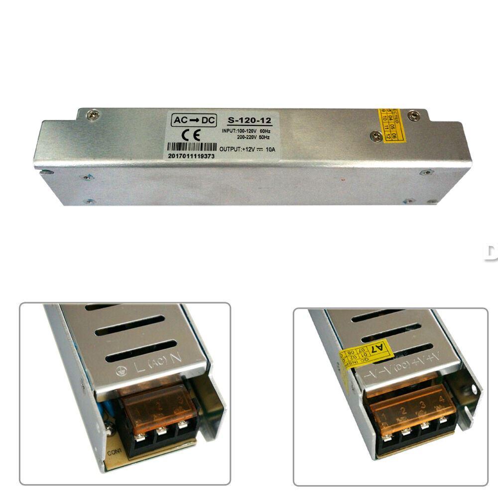 Slim LED Driver DC12V IP20 with specifications and features for constant voltage lighting.
