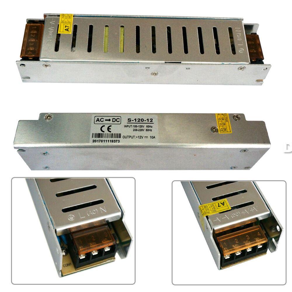 Slim LED Driver DC12V IP20 with specifications and features for constant voltage lighting.