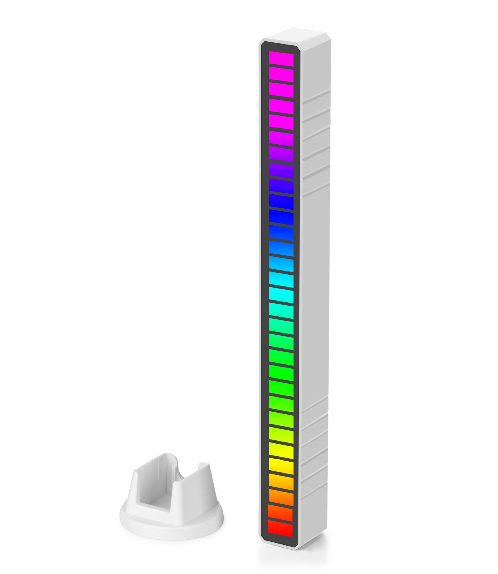 LED Strip Light Sound Control with vibrant RGB colors, designed to sync with music for an immersive atmosphere.