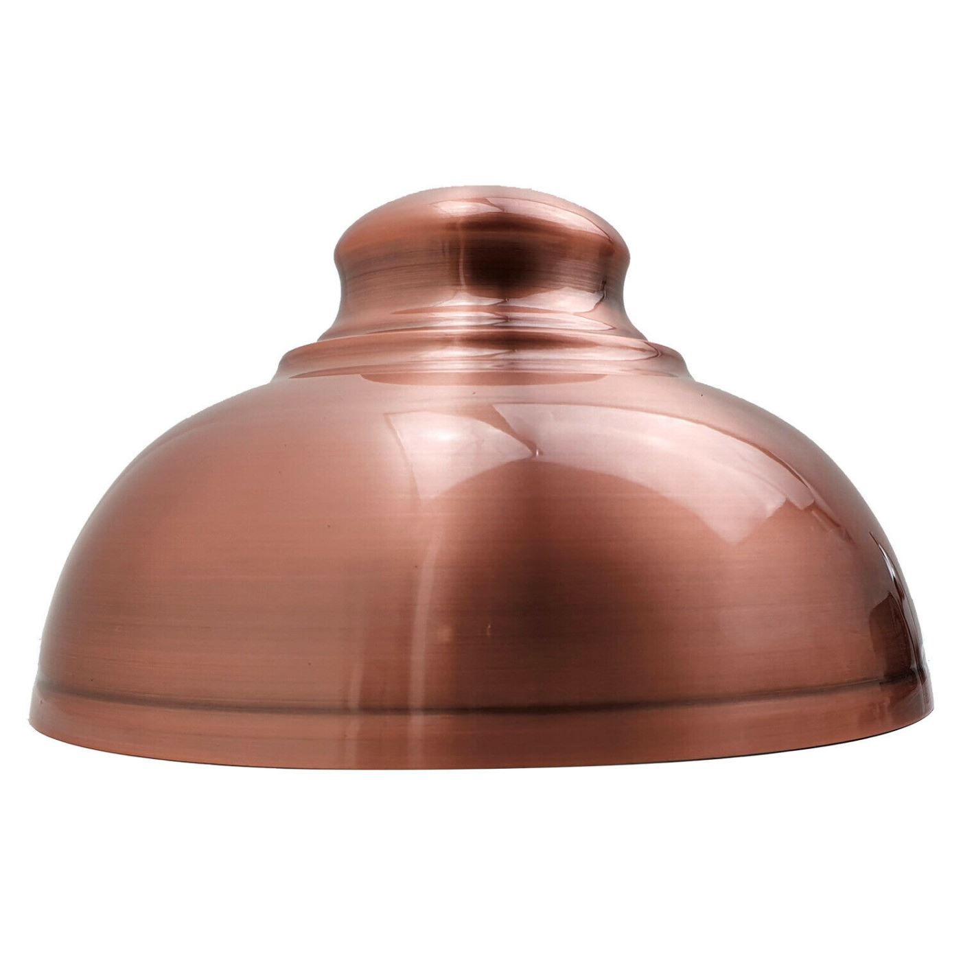 LEDSone Vintage Industrial Copper Pendant Lampshade showcasing a modern metal design with a brushed effect finish, ideal for contemporary interiors.