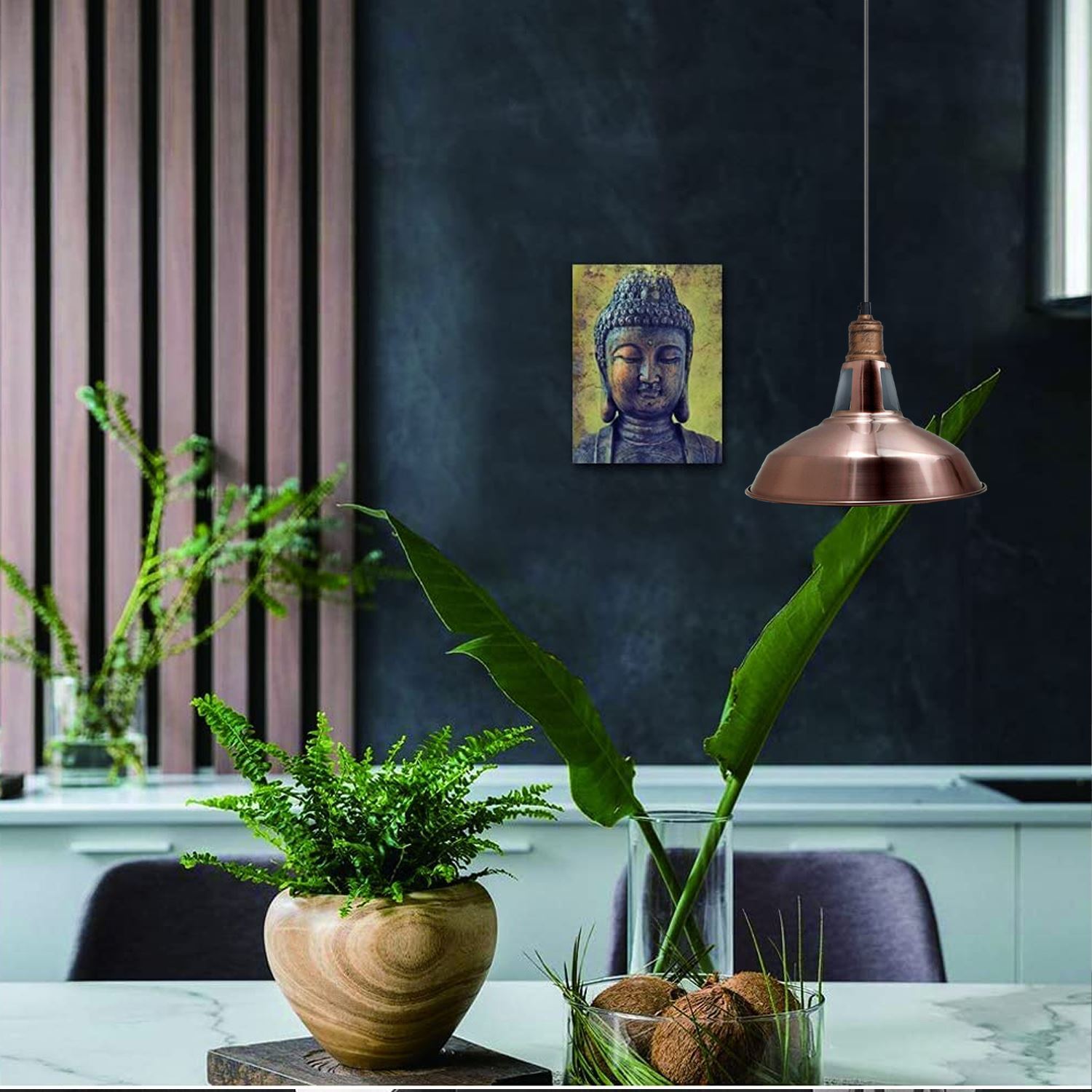 Modern Barn Shade Ceiling Light Fixture in various colors, showcasing its stylish design and E27 lamp base.