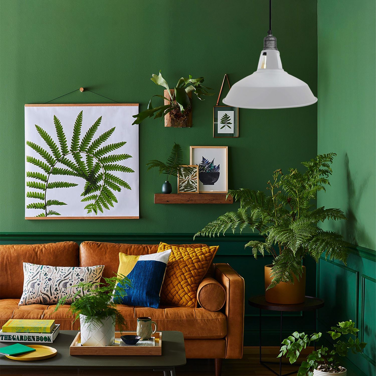 Modern Barn Shade Ceiling Light Fixture in various colors, showcasing its stylish design and E27 lamp base.